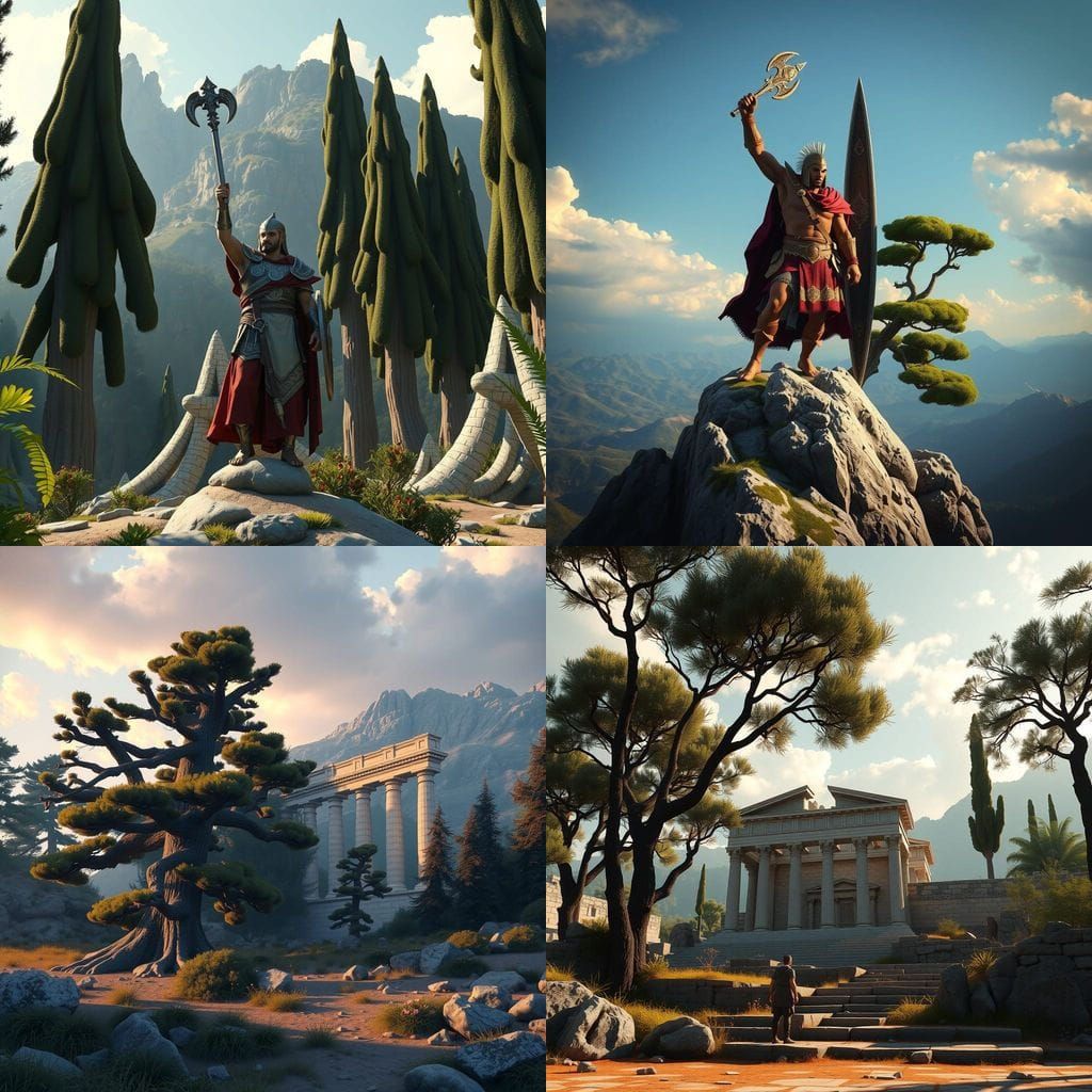 Epic 3D Videogame Graphics in Cinematic 8K Resolution