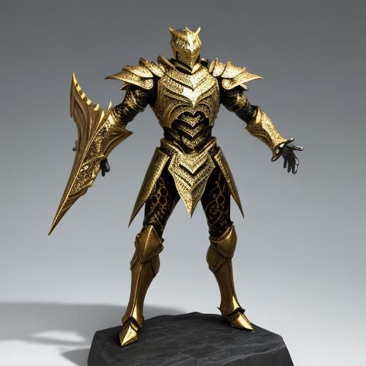 Sculpted Diamond Armor: A Study in Light