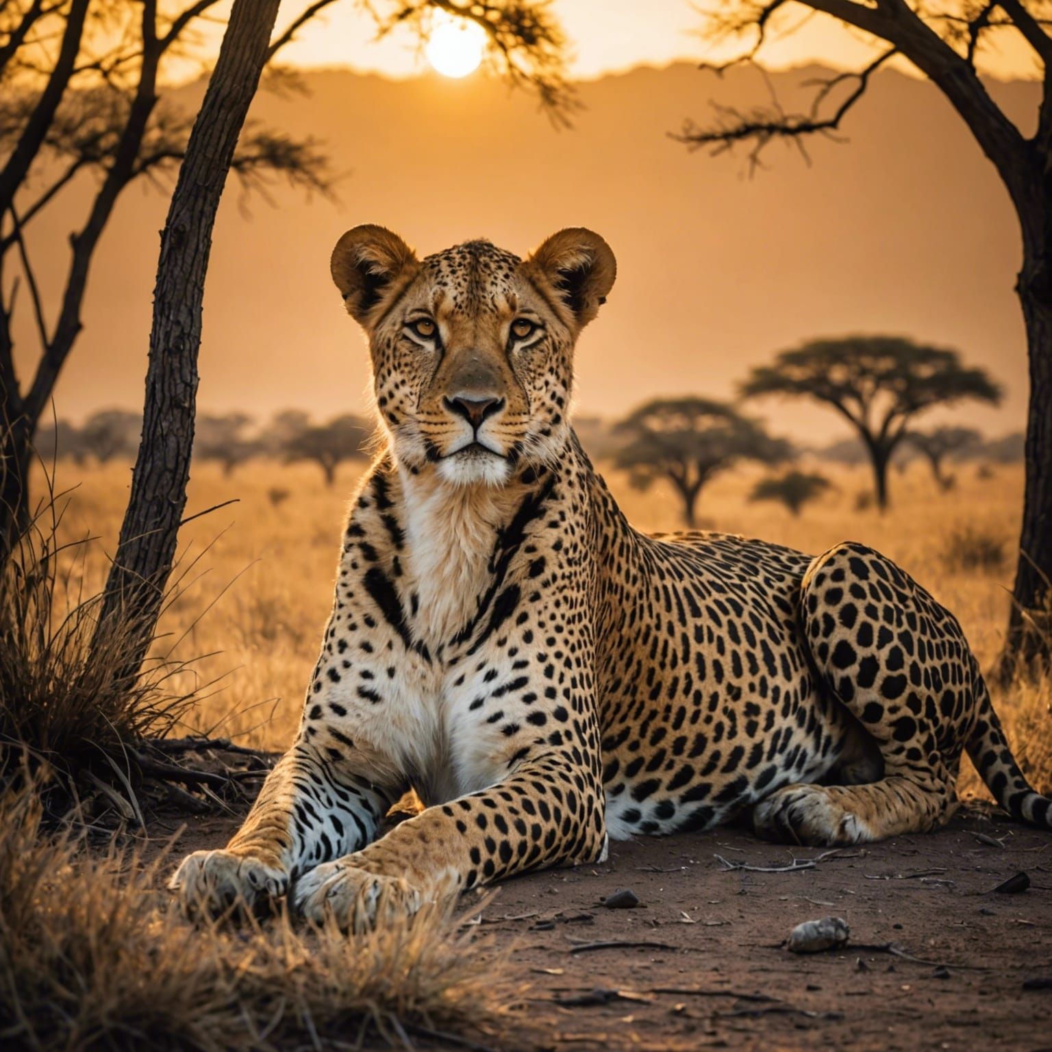 Majestic Lion: King of the Savannah