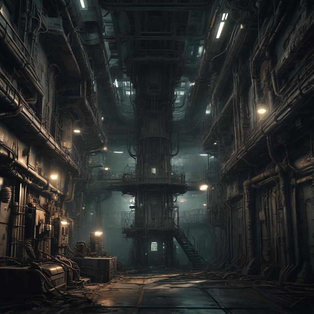 Eerie Retro Sci-Fi Horror Research Center