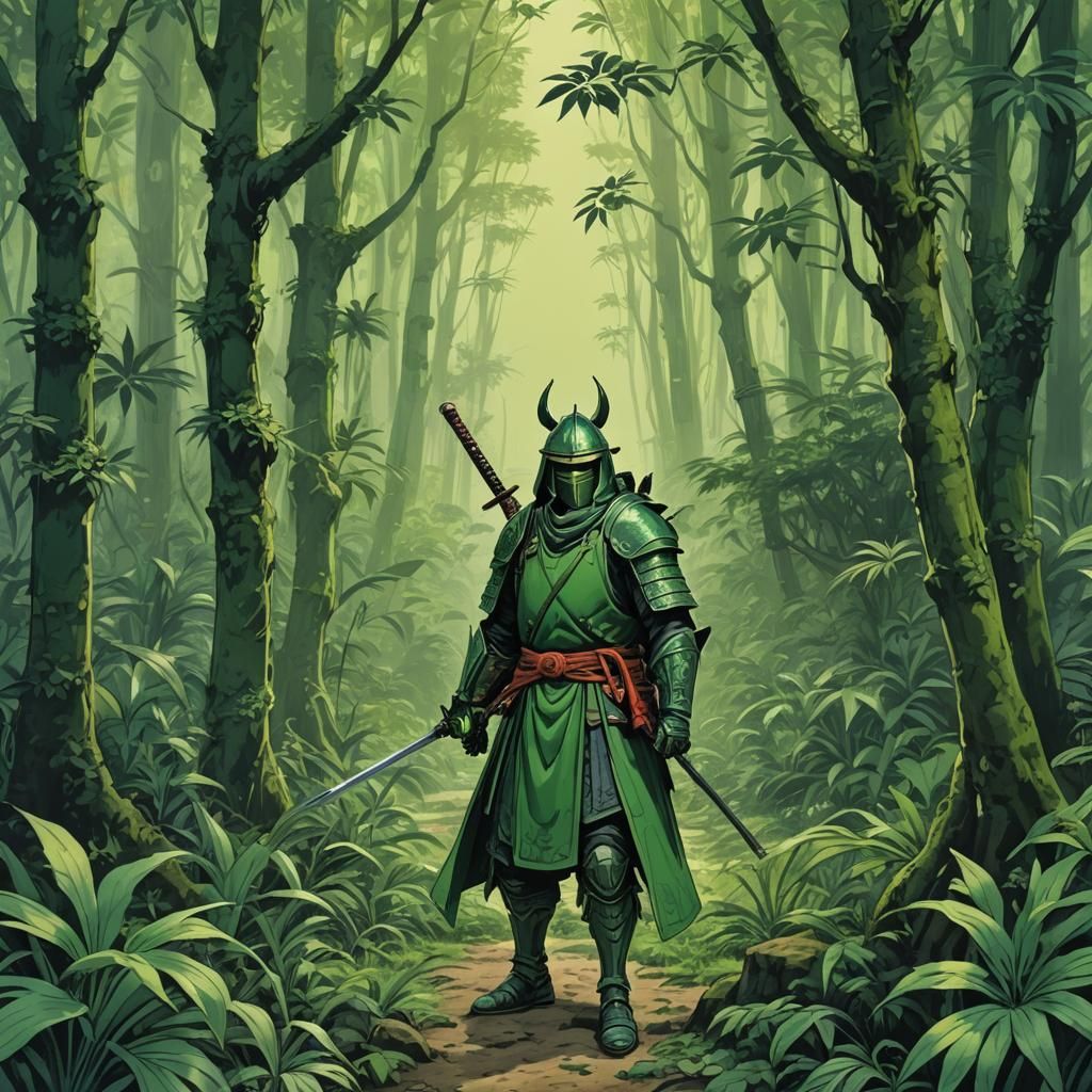 Green Ronin Awaits Knight in Emerald Jungle