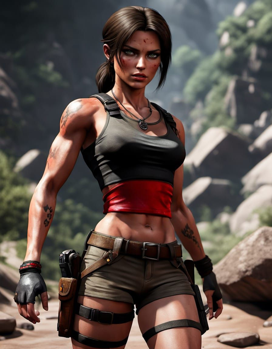 Lara Croft, Tomb Raider: 8K Image