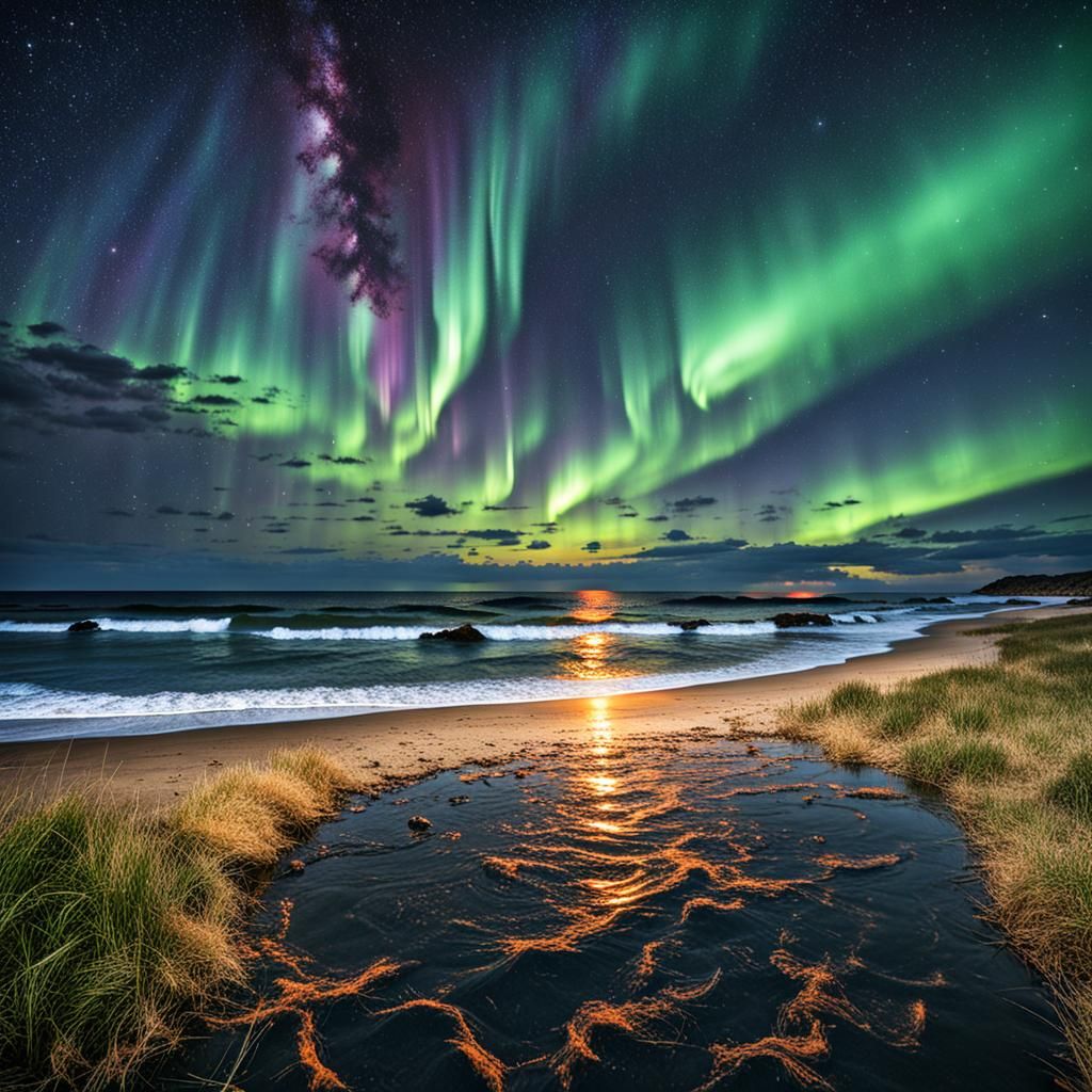 Celestial Tide: A Cosmic Wave