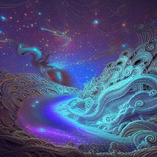 Quantum Magnetic Particle Hallucinations: Digital Art