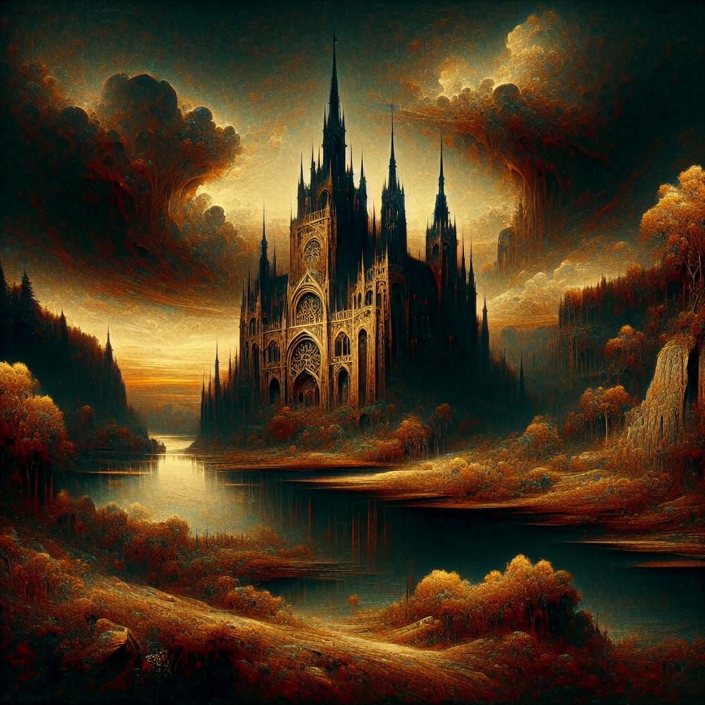Impressionist art style Transylvania