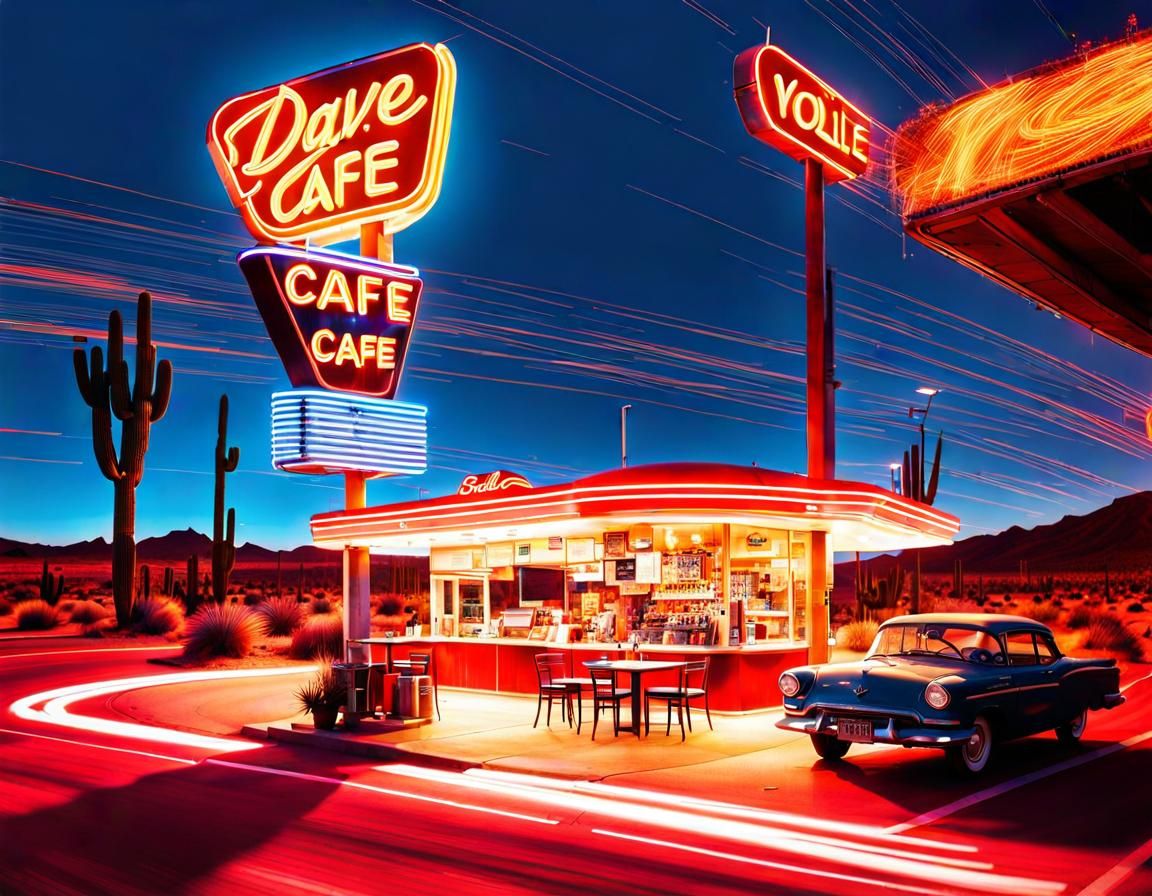 U.S. Route 66: Dave's Road Side Cafe