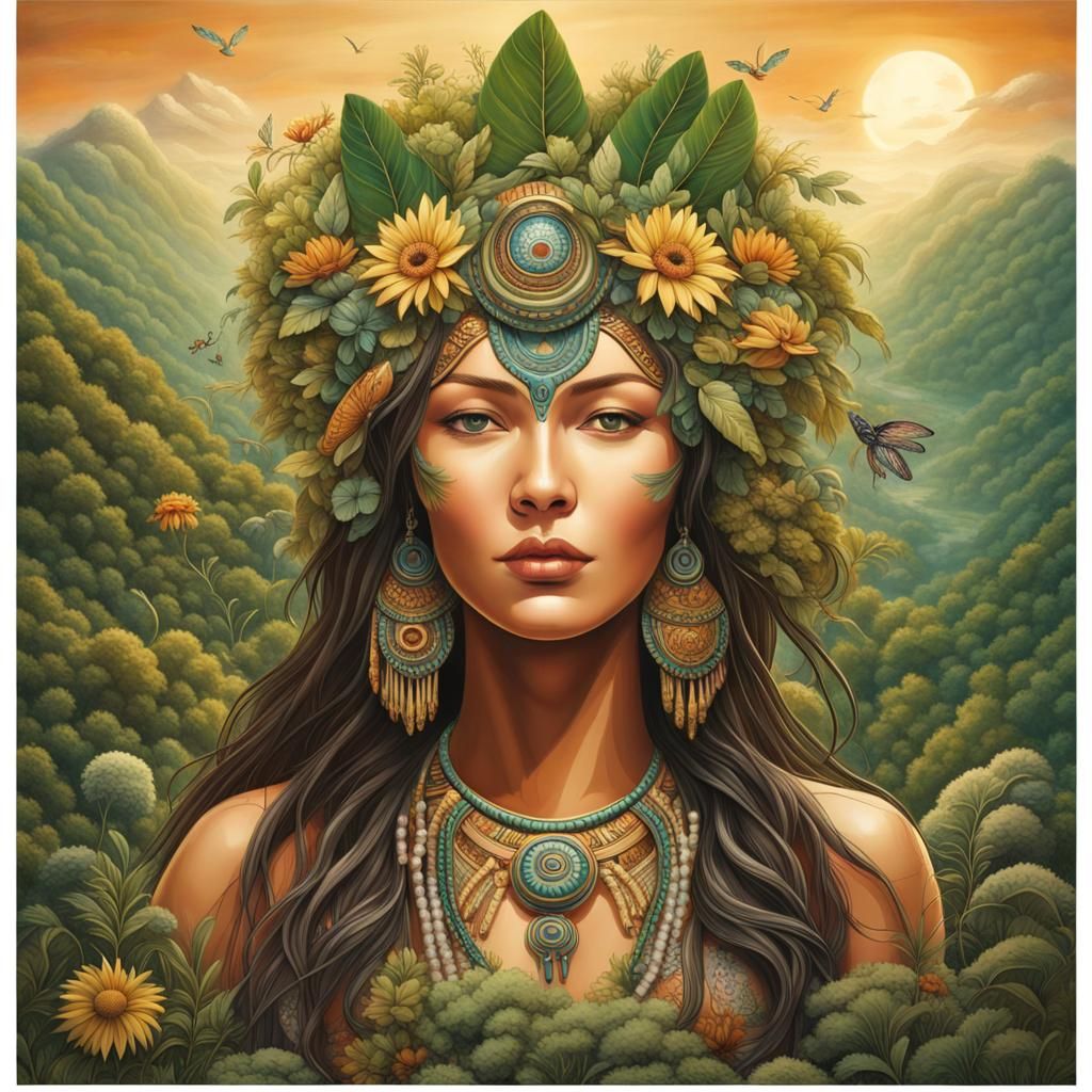 Pachamama: Mother Earth in a Breathtaking Landscape