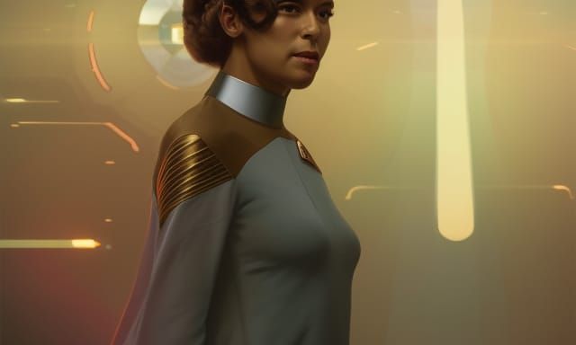Nanda Costa as Star Trek Character Portrait