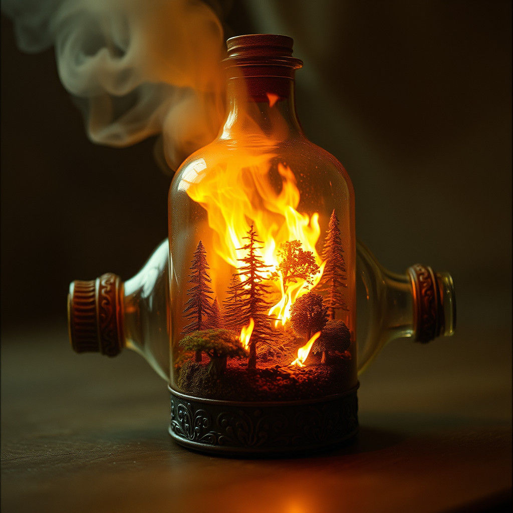 Mystical Forest Wildfire in a Bottle