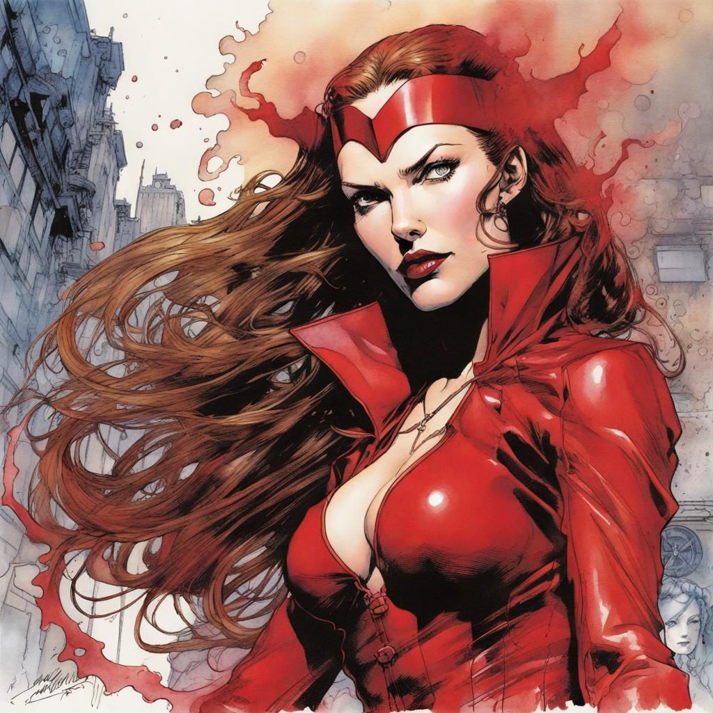 Scarlet Witch aka Wanda Maximoff