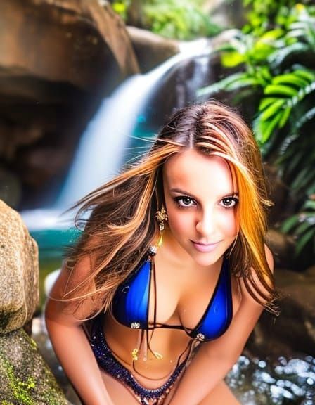 At the Waterfall