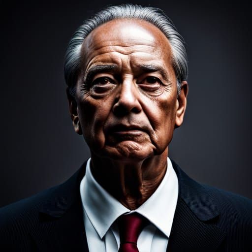 Hyperrealistic Man Portrait with Intricate Details