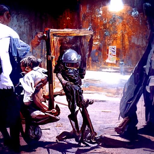 State Sanctioned Human Rights as Oil Painting