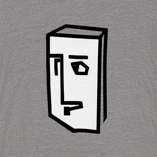 AI Generated Square Face