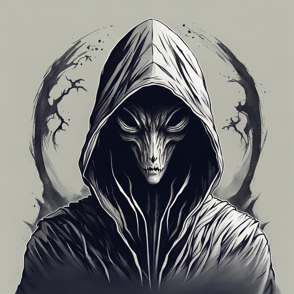 Hooded Alien Creature