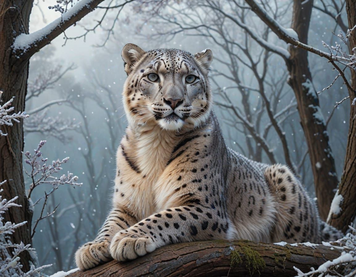 🥇snow leopard