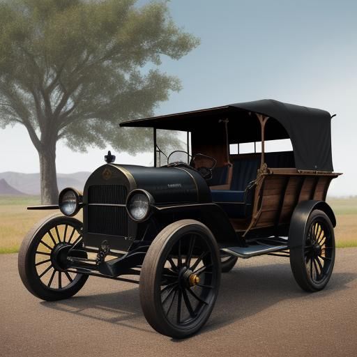 Custom Conestoga Wagon Hot Rod at Car Show