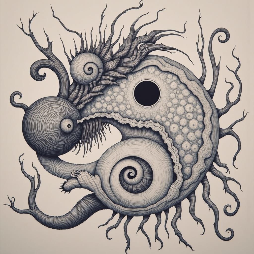 Cyberpunk Landscape with Vibrant Colors and Graffiti