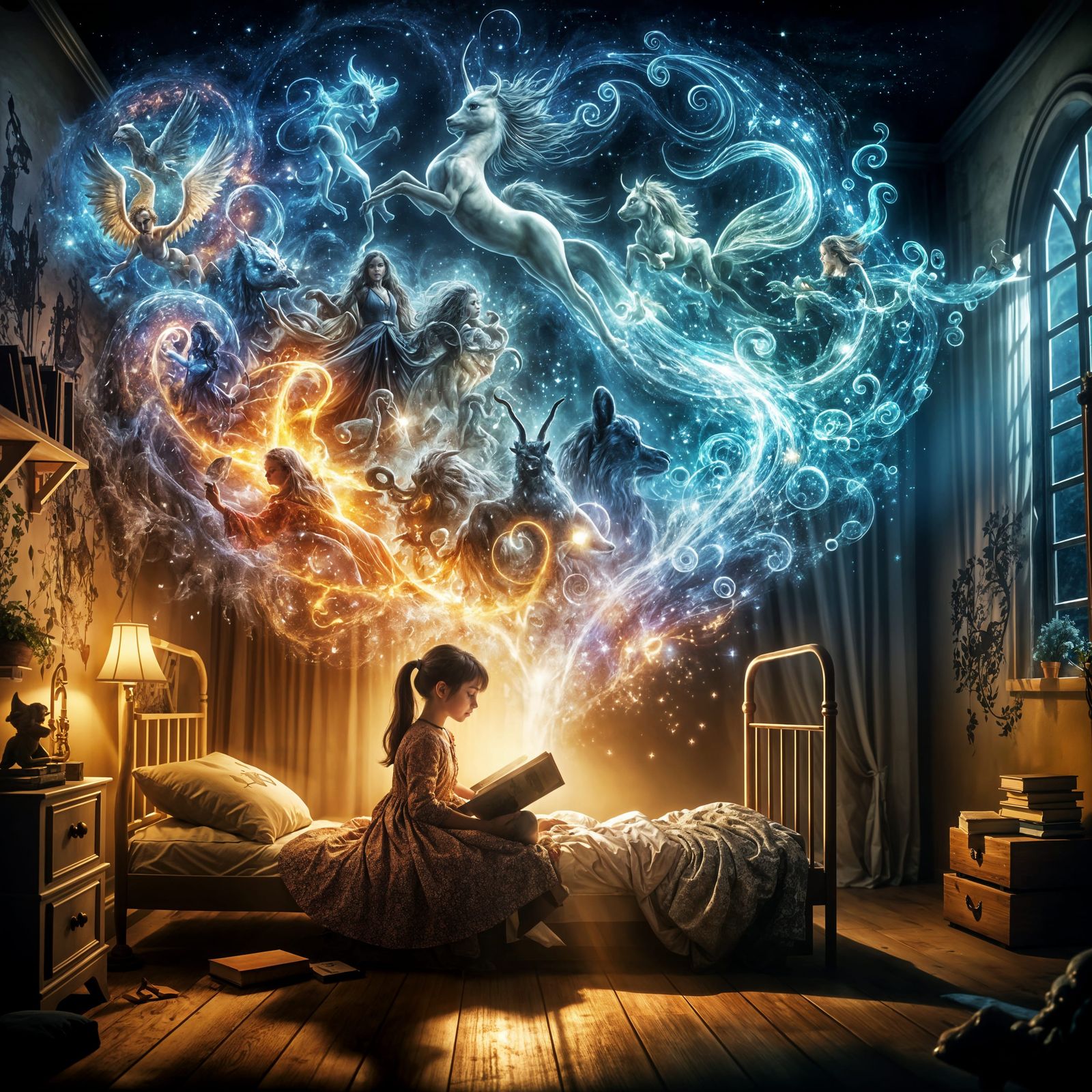 Magical Book Creates Mythical World for Girl