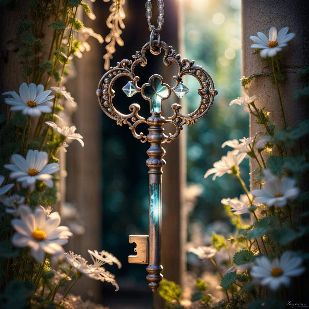 Crystal Key to a Secret Garden
