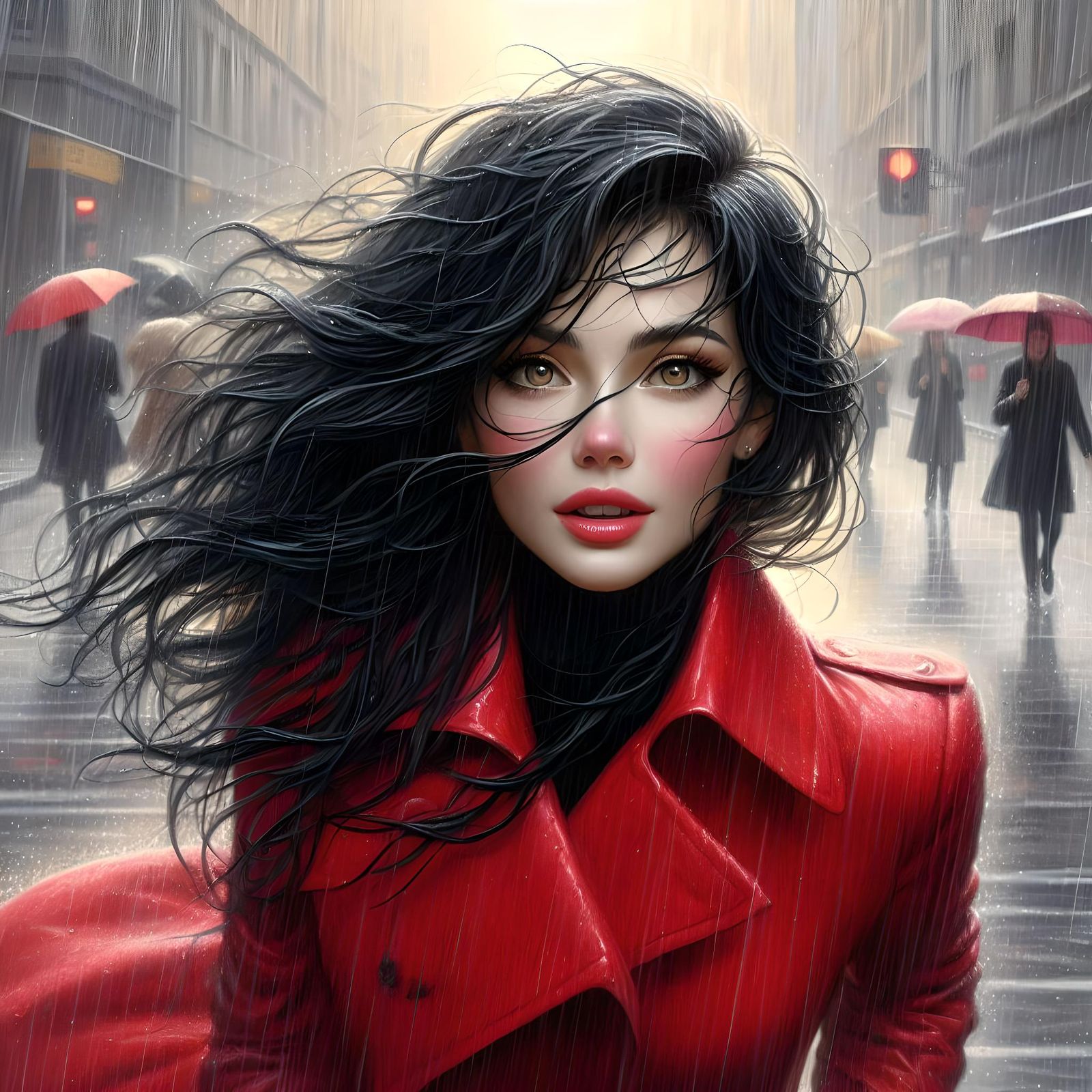 I forgot my umbrella!