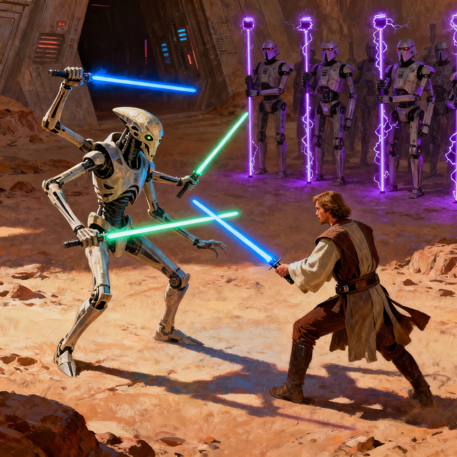 Star Wars Epic Duel: Grievous vs Obi-Wan on Utapau