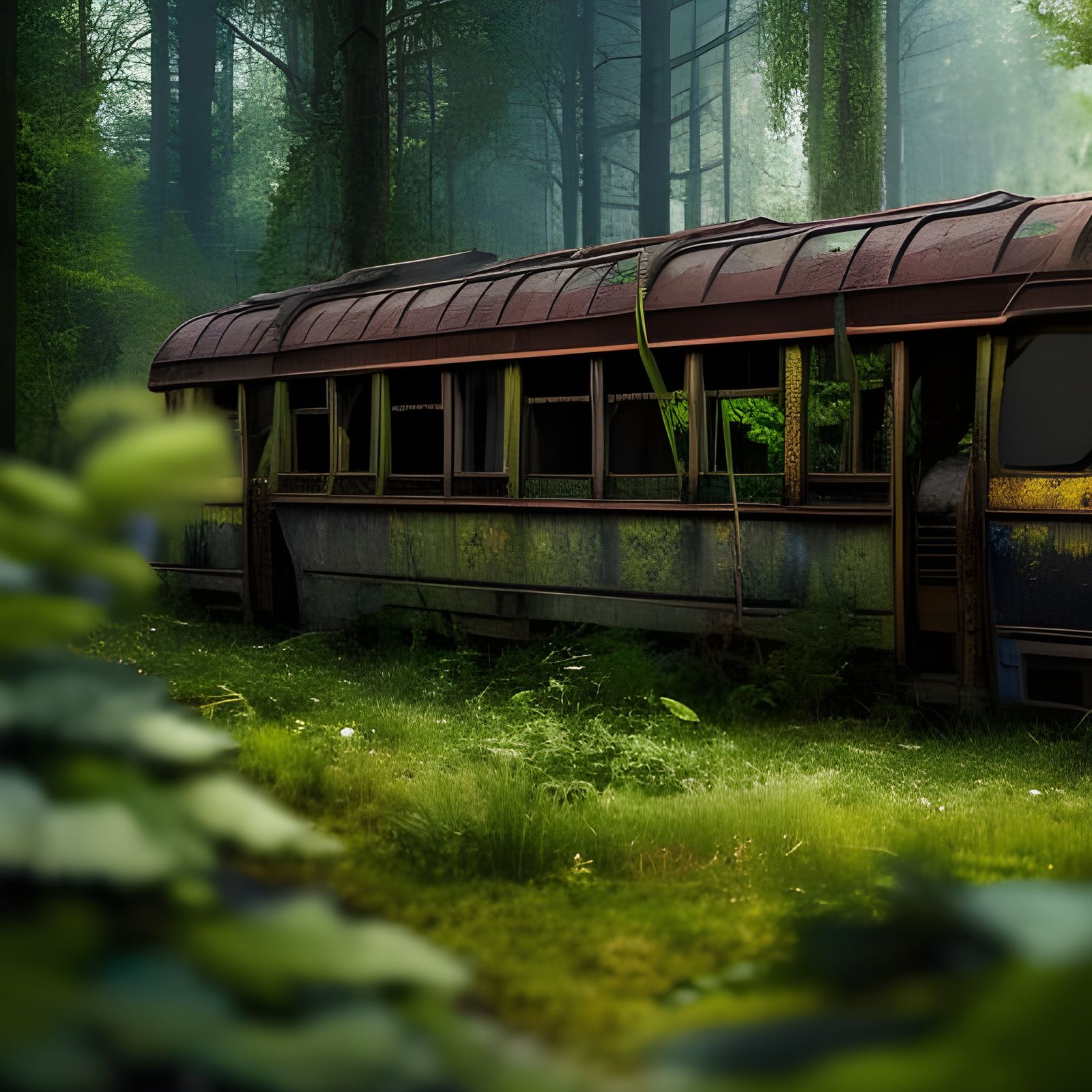 The Last of Us School Bus