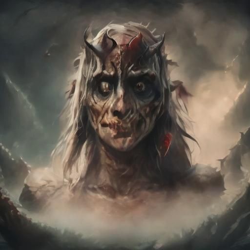 Terrifying Insect Humanoid Horror in Dreamscape