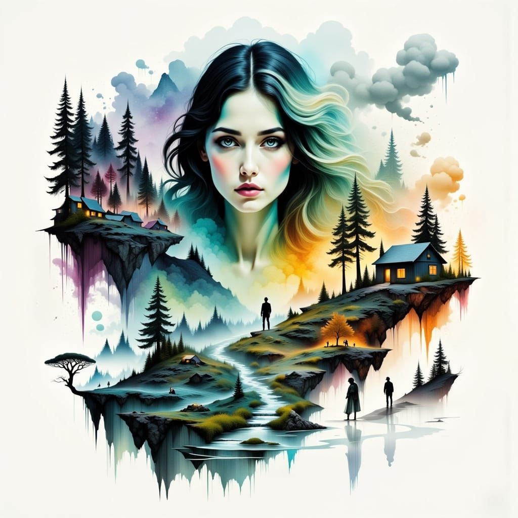 Persistence <lora:Dreamweave Flux:1.0> <lora:Swirly Whirly:1...