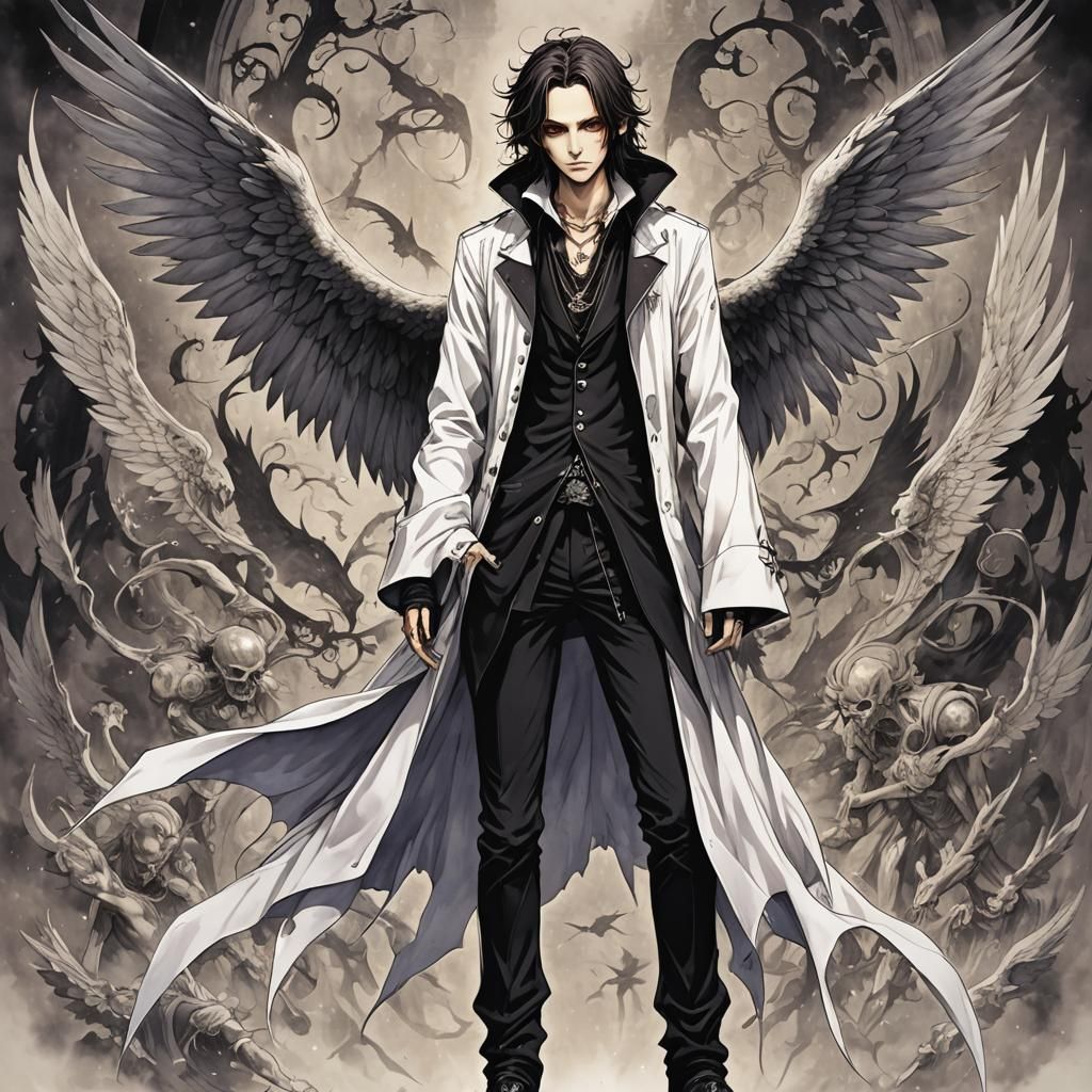 Anime Bishonen: Angel and Demon in One