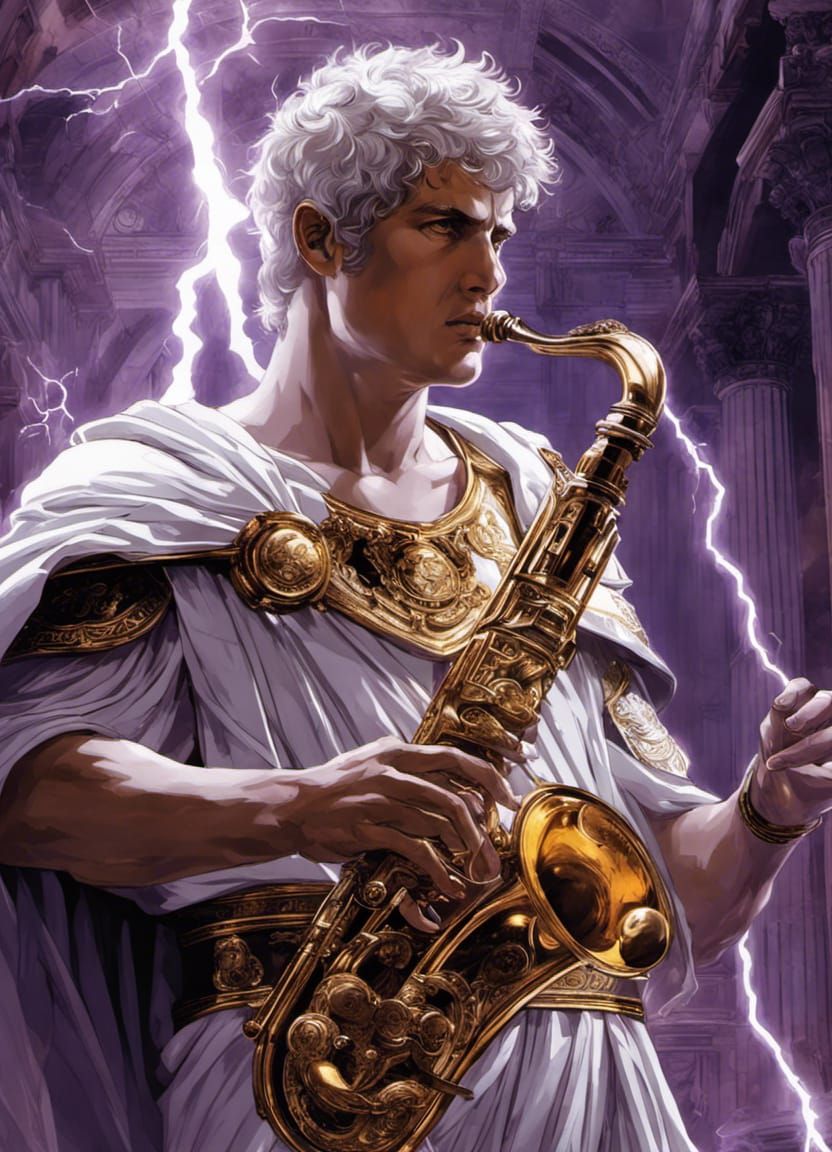 Nero Plays Saxophone While Rome Burns