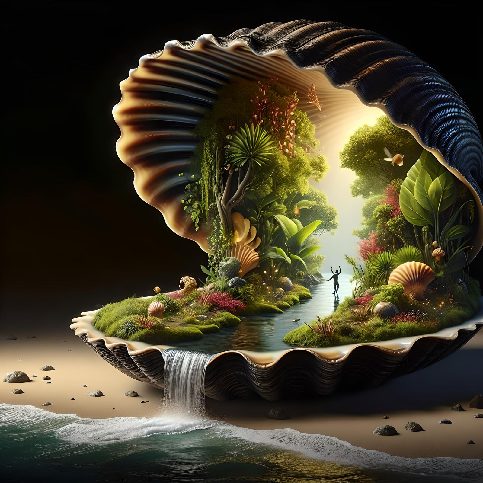 Oasis on a Hot Beach