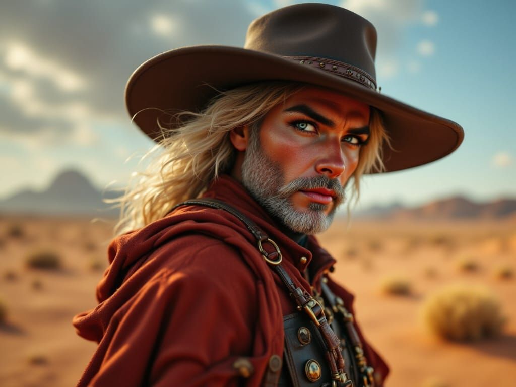 Clint Eastwood Portrait in Dark Fantasy Style