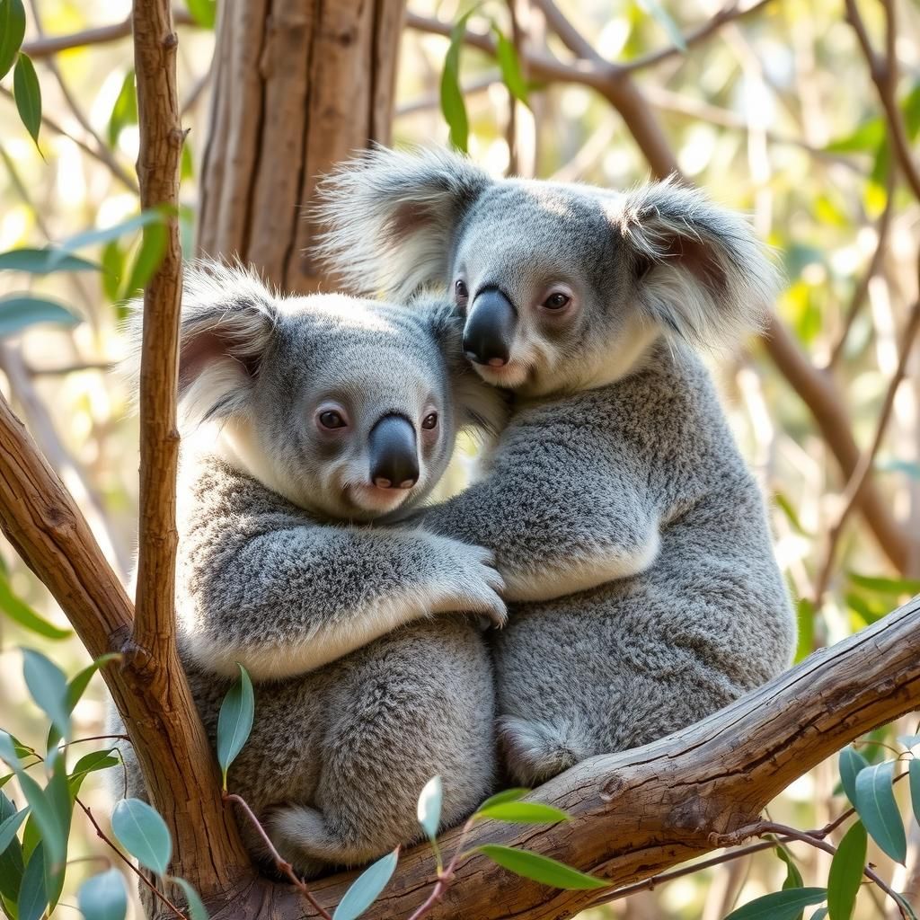 Koalas in Natural Habitat, Australia