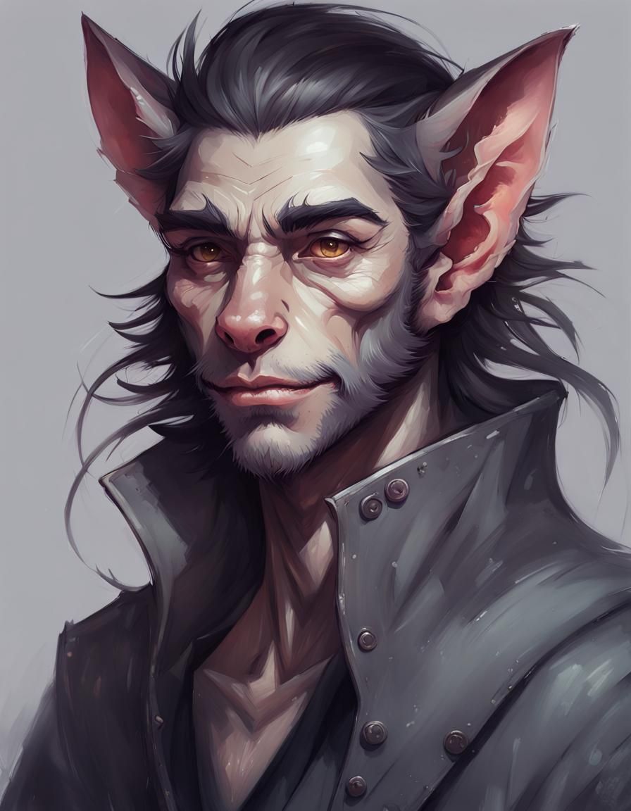 Wererat Bandit Portrait in Pop Surrealism Style