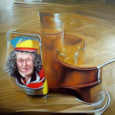 Noddy Holder Drink Holder in Oil Paint