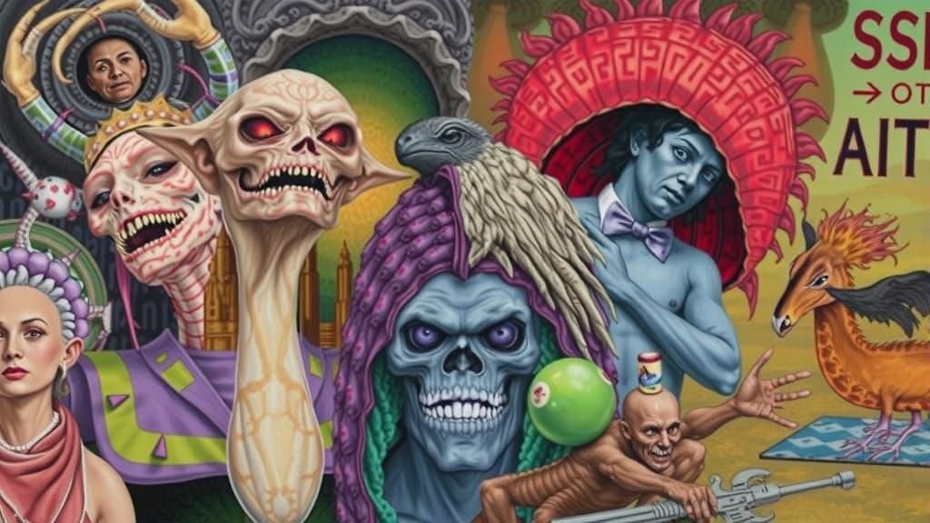 Albino Punker Prophets of Apocalypse in Magic Realism