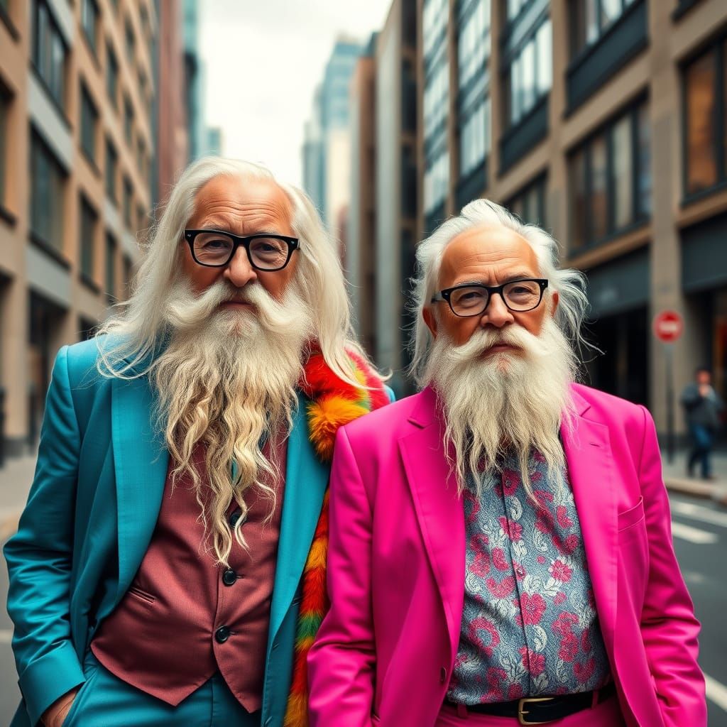 A Couple, of Old Hippies