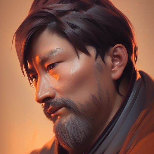 Detailed Portrait of Feng Fu in Dynamic Lighting