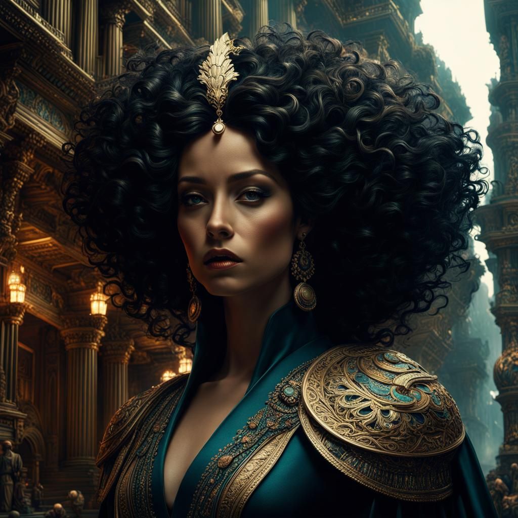 Epic Self-Portrait as Digital Matte Painting