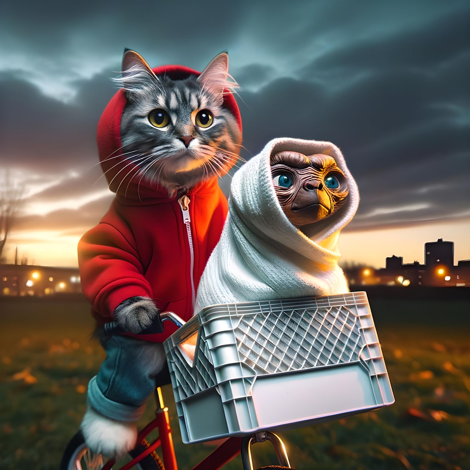 Elliot and E.T. - E.T. The Extra Terrestrial