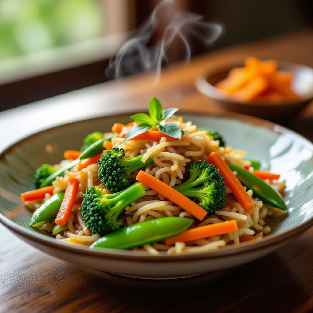 Delicious Capcay Goreng Food Photography