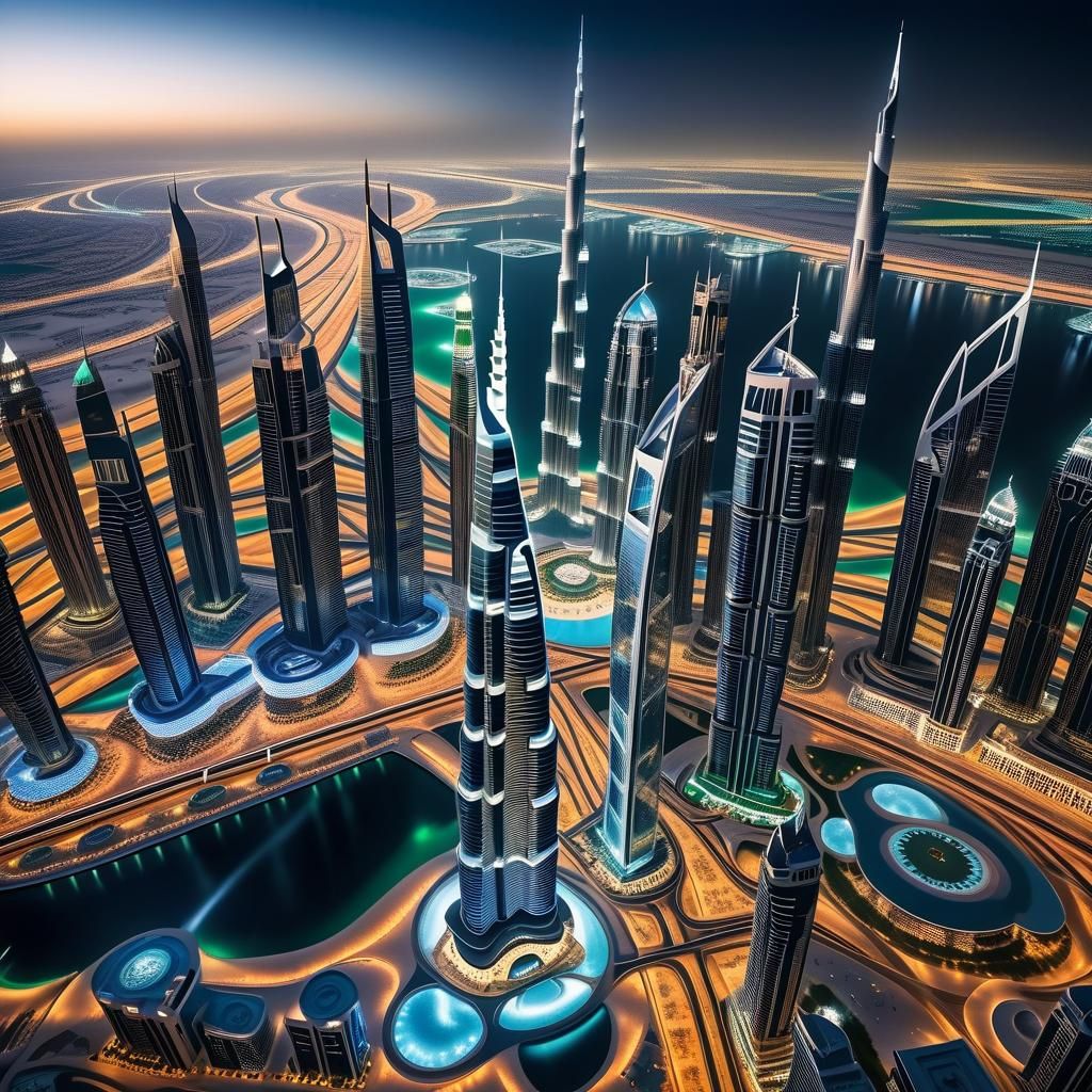 Futuristic Dubai: A Cinematic Cityscape Vision