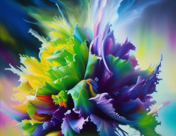 Cabbage Graffiti Art