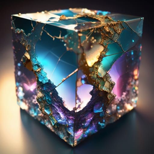 Minimalist Glass Cube