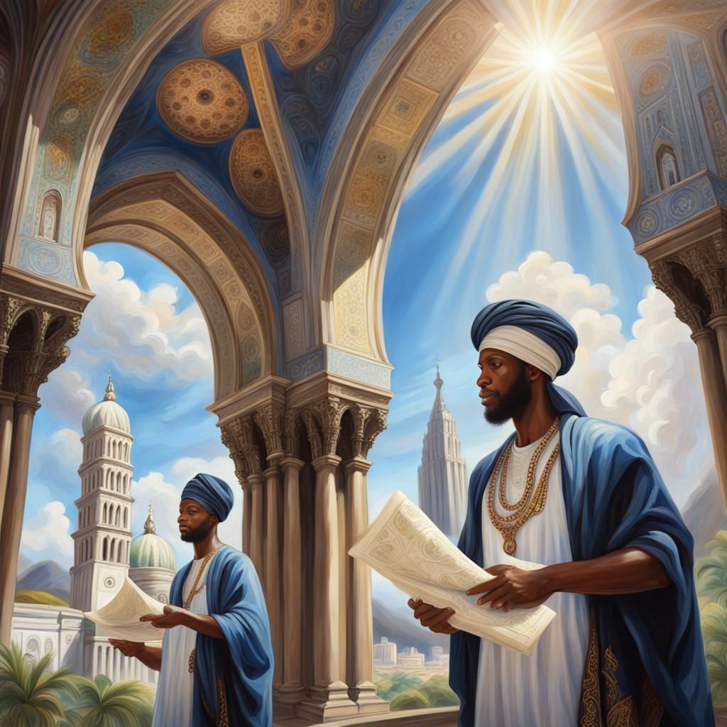 Moorish Cathedrals in Rio: An Oil Painting