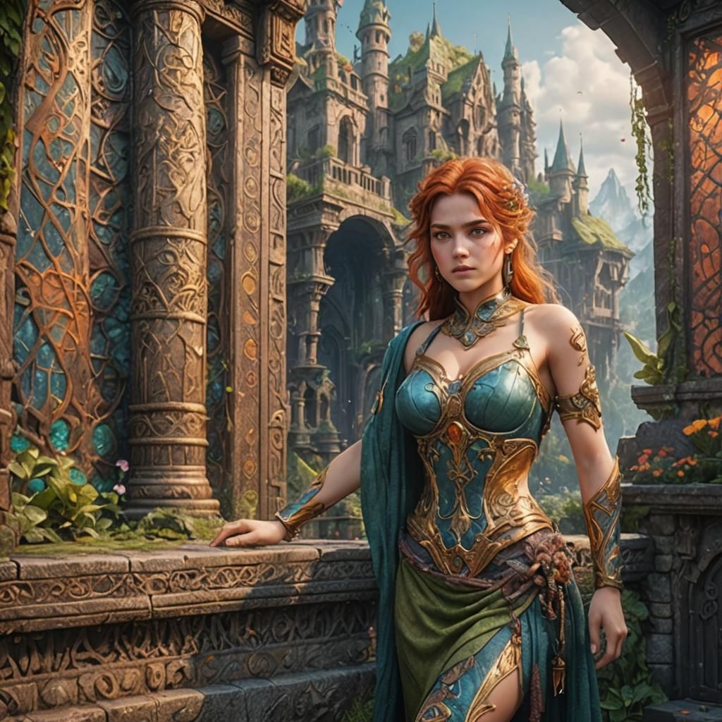 Fantastical Watercolor Painting in 8k Resolution