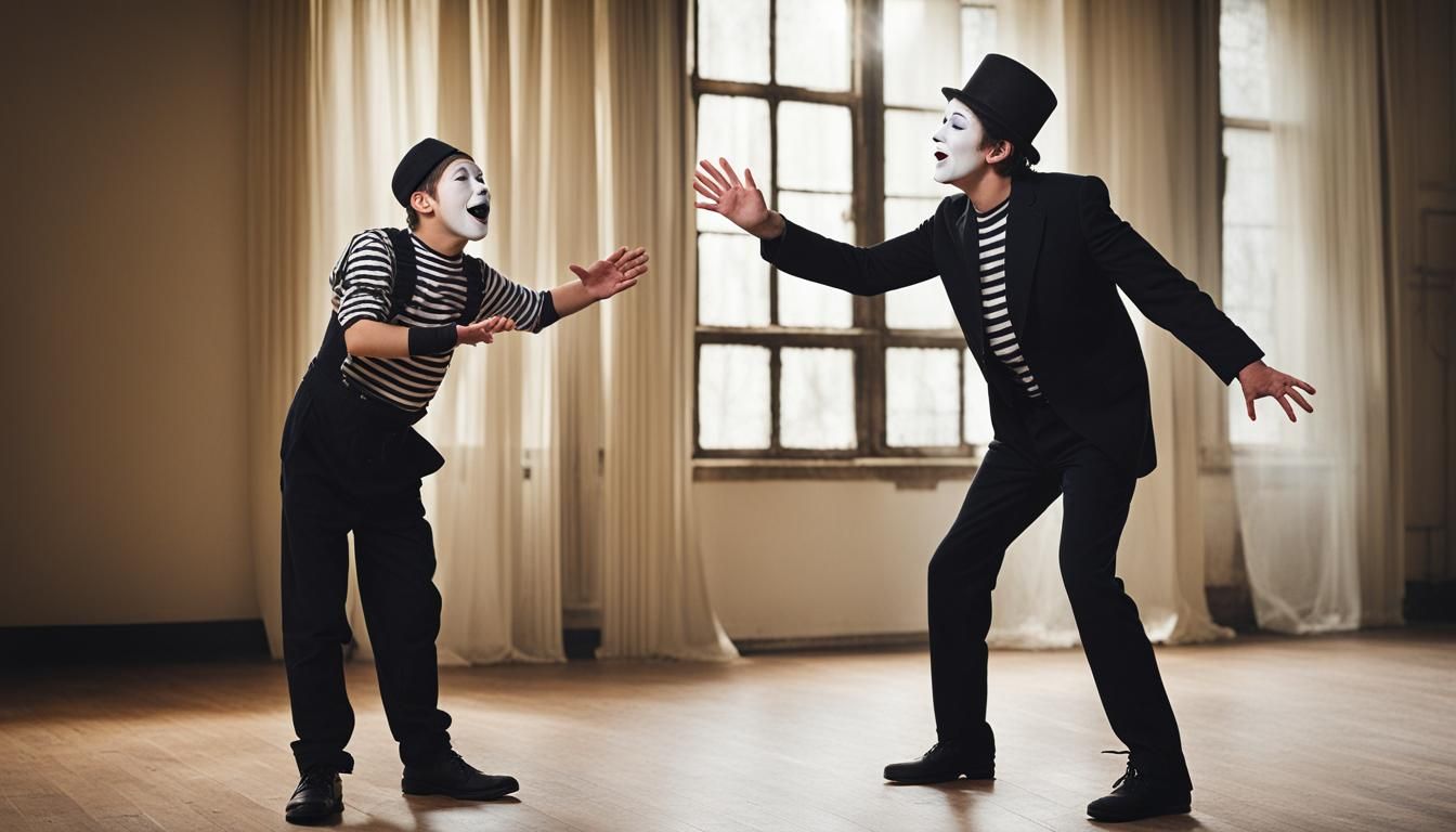 Mime Artist Teaches Exuberance in Natural Light