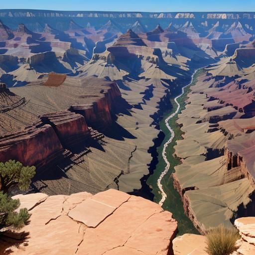 AI Generated Grand Canyon Landscape