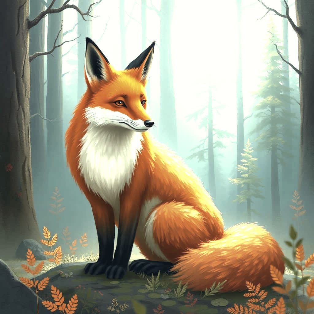 Fox in Natural Lighting